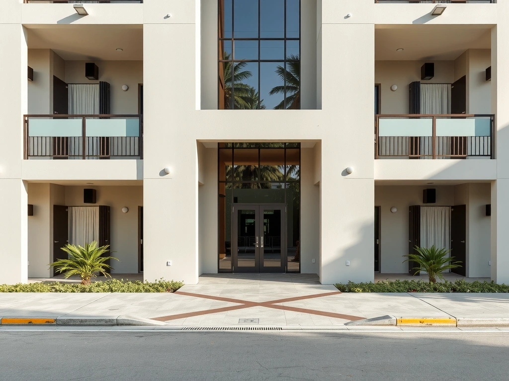 Fachada residencial en Barranquilla